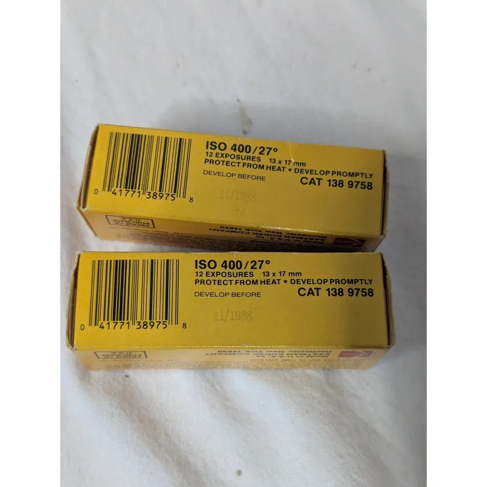 2 lot Kodacolor VR camera film 400 KODAK 110 color print 12 exposures expire‎ 88